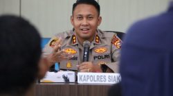 Polres Siak Gelar Konferensi Pers Kasus Kecelakaan Saat Ujian Praktek Sekolah, 1 Orang Ditetapkan Sebagai Tersangka
