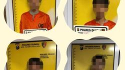 Angkat Besi Pagar Tanpa Izin, 4 Pemuda Nginap di Hotel Prodeo Polres Dumai