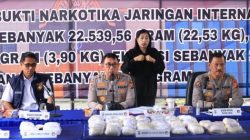 Ungkap 7 Kasus Besar Narkoba, Polda Riau Amankan 10 Tersangka