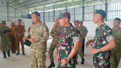 Dandim 0509 Bekasi Bersama Wapang TNI Tinjau Lokasi Strategis Jelang Kunjungan Presiden